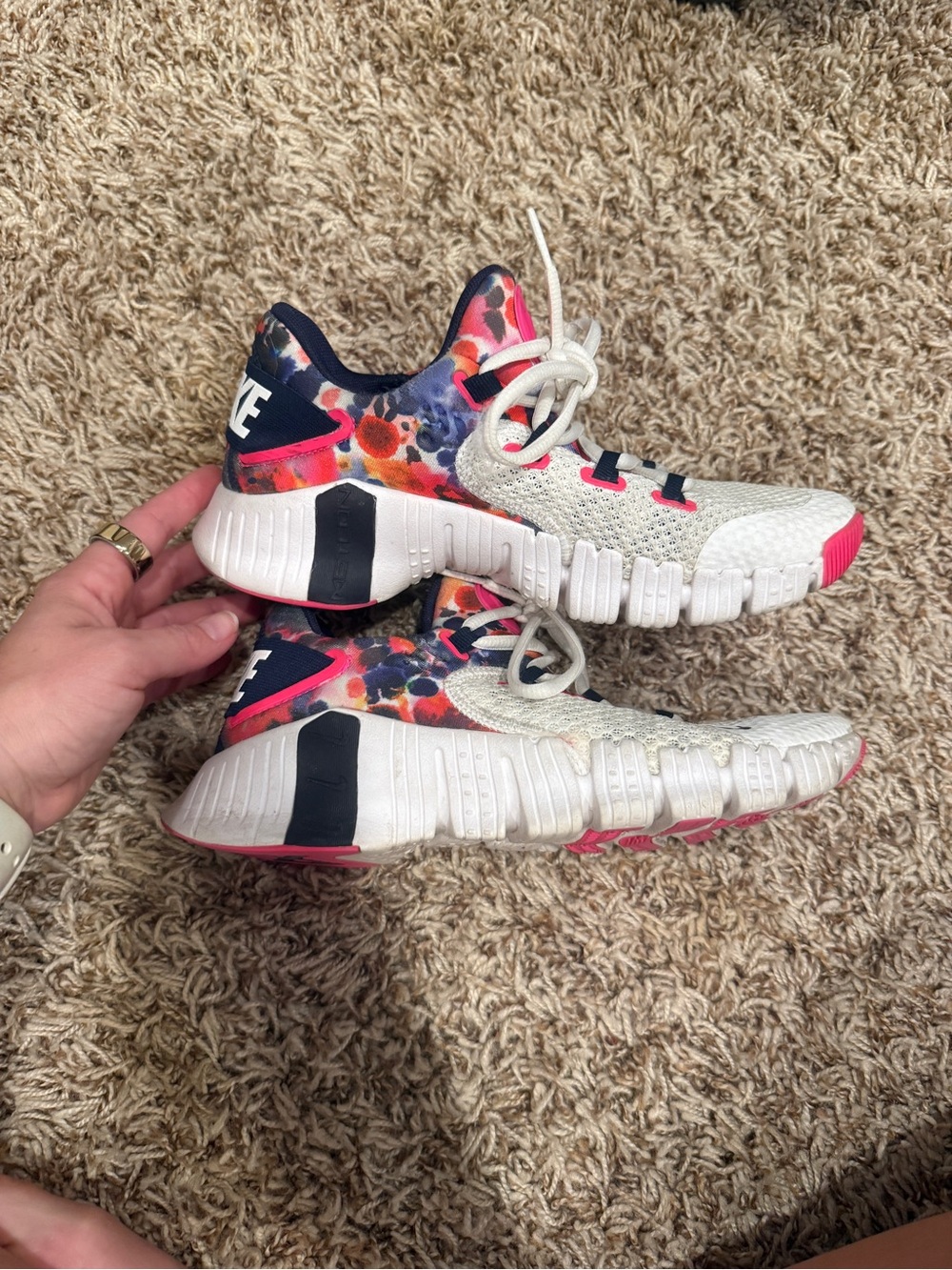 Nike Women’s Metcon with Pink & Navy Floral Print